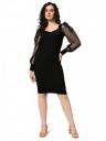 Sheetal Associates Women's Full Sleeve Sweetheart Neck Bodycon Casual Knee Length Dress...
