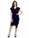 Sheetal Associates Women's Short Sleeve V-Neck Bodycon Casual Mini Dress...