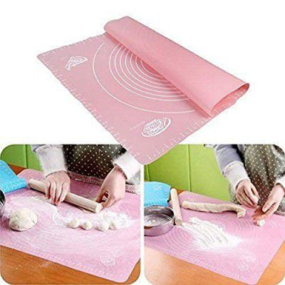 Sheetal Patel Silicon Fondant Rolling Mat Or Silicone Baking Sheet Large