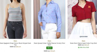 Shein Shirt Starts At 140/-| FOR WOMEN