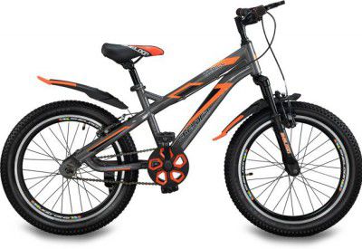 Sheldon Thrill Cycle for Kids with Power Break 20 T Mountain Cycle (Single Speed, Black, Only Front Suspension)