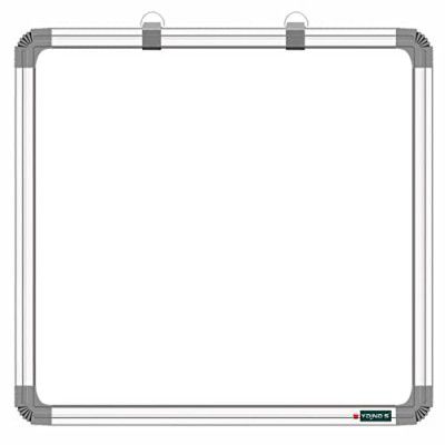 SHELFKING Non-Magnetic 2X2 Feet Double Sided White Board & Chalkboard Both Side Writing Boards, One Side White Marker & Reverse Side Chalkboard Surface - Pack of 1 Piece