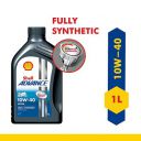 Shell Advance Ultra 4T 10W-40 API SN Fully Synthetic Motorbike Engine Oil (1 L)...