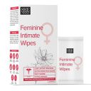 SheNeed Feminine Intimate Wipes 100% Biodegradable, Ph Balanced, Uti Protected for Women, With Chamomile Flower Extract & Vitamin E Oil...