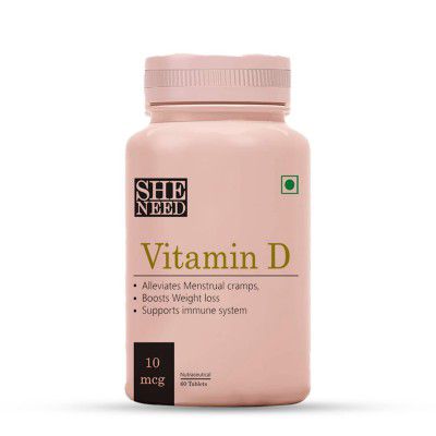 SheNeed Vitamin D Supplement (10 mcg) For Women 
