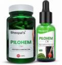 Sheopals Pilohem Piles Combo For Managing Piles Lumps, Itching And Constipation...