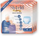 SHIELD Premium Pant Style | Pack of 3 | Adult Diapers - L  (30 Pieces)...