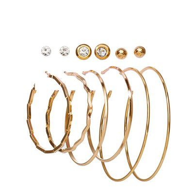 Shining Diva Fashion Latest Stylish 6-20 Pairs Combo Earrings for Women and Girls