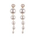 Shining Diva Fashion Womens Stylish Long Gold Plated Drop Earrings (White; 9900er)...