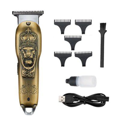 SHINON SH-2698 Lion Style Electric Pro Li Outliner Cordless Rechargeable Grooming Kits T-Blade Close Cutting Trimmer
