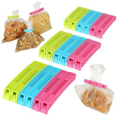 SHITHI Food Bag Sealing Clips – Set of 18 (3 Sizes)