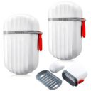 SHITHI Travel Soap Box Pack of 2 – Waterproof Plastic Soap Case with Lid & Draining Tray for Travel – Made in India...