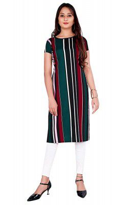 Shiv Textiles Digital Printed Crepe Kurtis for Women Western Kurti