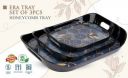Shivaansh Premium HoeyComb Designed Plastic Serving...