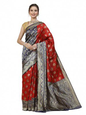 SHIVANAA Women's Jacquard Saree With Blouse Piece||Saree For Women||NSGW-10195