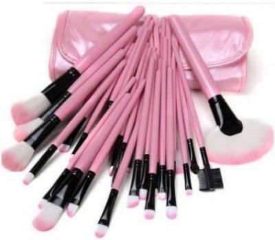 SHIVEXIM 24pcs Professional Portable Cosmetics Makeup Brush Set