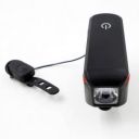SHIVEXIM HOT SELL USB Rechargeable Bicycle Light Waterproof Quick Release Bike Front Light Speaker Touch Switch Bicycle Light LED Front Light  (Black)...