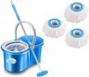 Shivonic Amazing Smart Easy To Clean Floor Magic Bucket 2 Absorbers, Floor , Wet and Dry Mop Set  (Blue)...