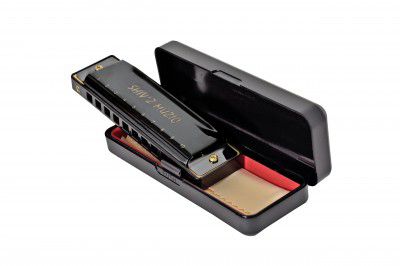 Shivz Muzic Harmonica, 10 Holes Mouth Organ, (with carry Case & Manual)