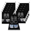 Shoe Bag for Travel & Storage|Water-Resistant Shoe Organizer (Black, Pack of - 12)...
