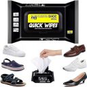 Shoe Cleaning Wipes (80 Wipes) Instant Sneaker Cleaner Wipes for White Shoes | Quick Dirt & Stain Removal Sneaker Wipes...