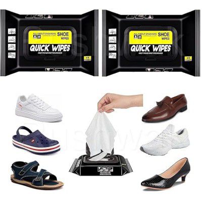 Shoe Wipes (80 + 80 Wipes) Sneaker Wipes