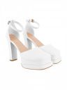 Shoetopia girls Gift White Heeled Sandal - 3 UK...