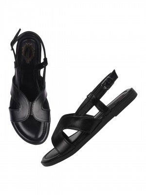 Shoetopia Women's Snd-190 Flat Sandal