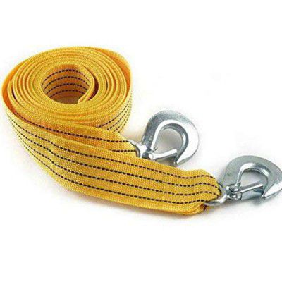 Shomex® Long Super Strong Emergency Heavy Duty Car Tow Cable 3 Ton Towing Strap Rope with Dual Forged Hooks