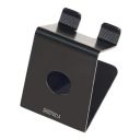 Shootvilla 5mm Thickness Aluminum Mobile Stand for All Android Smartphones Charging - Black (Non-Adjustable)...