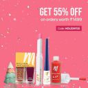 Shop for ₹1499 & above And get a flat 55% off...