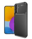 ShopByShop for Samsung Galaxy A54,Luxury Carbon Fiber & Flexible Silicone Rugged Slim Fit Thin Shockproof Heavy Duty Protection Cover for Samsung Galaxy A54 -Black...