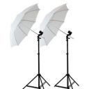 SHOPEE Branded Set: White 80CM Umbrella + Portable Foldable Flash Photo Video Studio Lighting Photography Stand + Bulb Holder...
