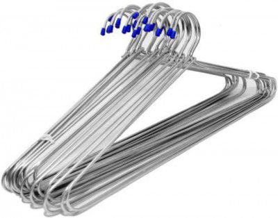 ShopGlobal Gloss Finish Thick Wire Heavy Duty Steel Pack of 12 Hangers (Steel)