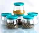 Shopixo - 900 ml Plastic Grocery Container  (Pack of 6)...