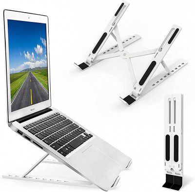 ShopperStore Laptop Stand for Desk, Adjustable Ergonomic Portable Plastic Laptop Holder