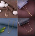 Shopsy : Bhumi09 Combo of 4 Gold Plated Necklace Chain Long For women...