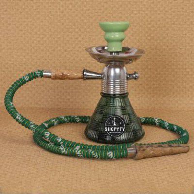 SHOPYFY 10 inch Glass, Ceramic Hookah