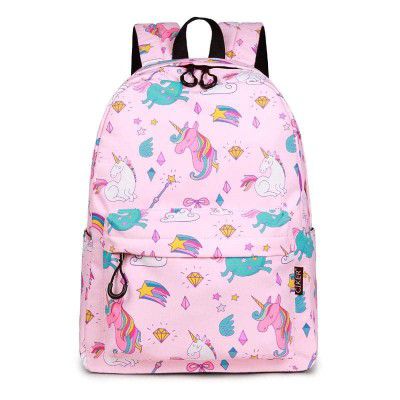 ShortWell- Medium Kids Backpack Waterproof Backpack, Girls & Women Stylish Trendy College