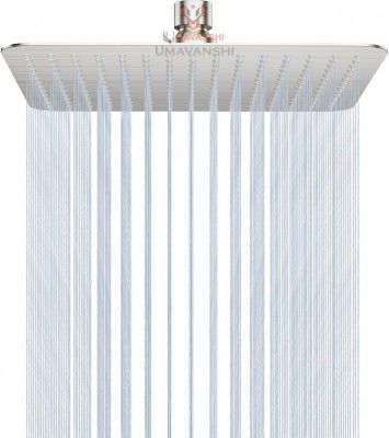 shower head for bathroom Without Arm, Chrome, (8X8 Inche) - (755 GM)