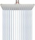 shower head for bathroom Without Arm, Chrome, (8X8 Inche) - (755 GM)...