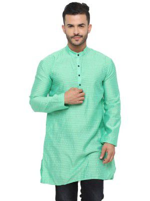 SHOWOFF Mens Cotton Slim Fit Kurta