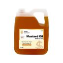SHREE AASHIRWAD Wood Pressed Black Mustard Oil - 5L | Can | Kolhu/ Kacchi Ghani/ Chekku | Natural | Chemical-Free | Cold Pressed Mustard Oil for Cooking | Sarson Oil...