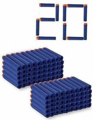shreenik Plastic Foam Toy Bullet Dart Bullets for Nerf N-Strike Elite Guns, Blue (20 PCS) Guns & Darts  (Blue)
