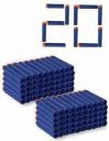 shreenik Plastic Foam Toy Bullet Dart Bullets for Nerf N-Strike Elite Guns, Blue (20 PCS) Guns & Darts  (Blue)...
