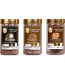 SHRESHTHA PREMIUM KAPUR, GUGAL, LOBAN DRY DHOOP STICKS (3X100GMS) 300GMS JAR PACKING KAPUR, LOBAN, GUGAL  (300, Set of 3)...