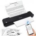 SHREYANS PSF-8200 Portable A4 Thermal Printer | Inkless Mini Wireless Printer – Black...