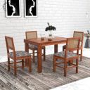 SHRI MINTU'S ART Wooden 4 Seater Dining Table Set...