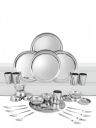 Shri & Sam shagun 30 Pieces Stainless Steel Dinner Set...