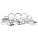 Shri & Sam Stainless Steel Shagun Dinner Set (50 Pcs Set)...